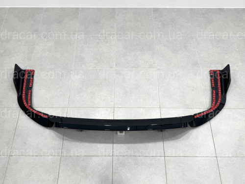 Юбка накладка заднего бампера Paradigma BMW X5 G05 2018-2025 черный глянец артикул 8941