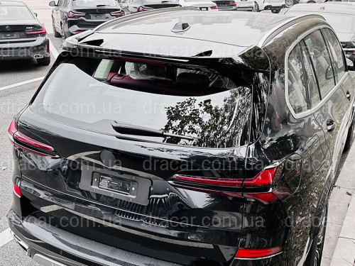 Спойлер на крышку багажника BMW X5 G05 2018+ ABS пластик, цвет черный глянец артикул 9122