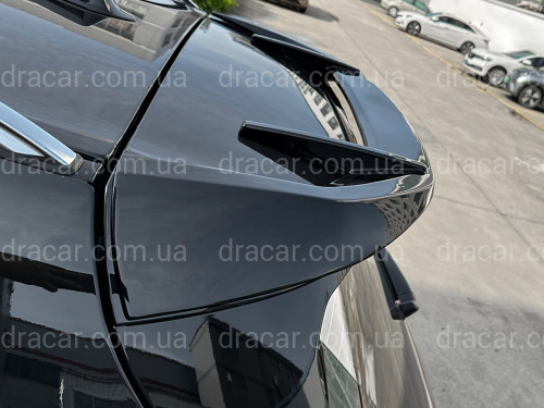 Спойлер на крышку багажника BMW X7 G07 2019- ABS пластик, цвет черный глянец  артикул 9133