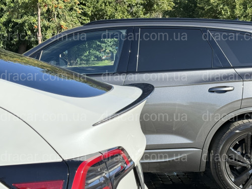 Спойлер лип для Tesla Model Y 2020-2024 ABS пластик, цвет карбон артикул 9096