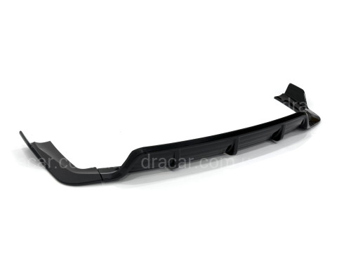 Диффузор накладка заднего бампера Paradigma M-Performance для BMW X5 F15 2013-2018, цвет черный глянец артикул 8712