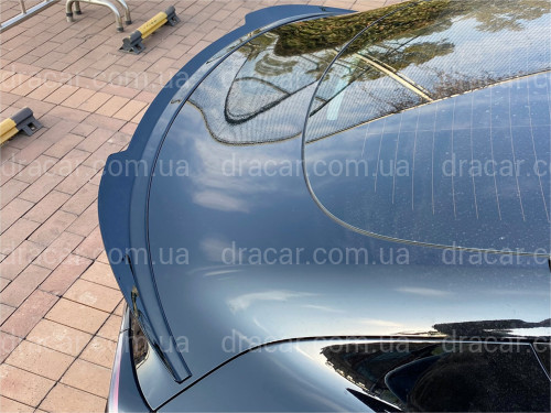 Спойлер лип Maxton Design для Tesla Model 3 2017-2024 ABS пластик, цвет черный глянец артикул 9101