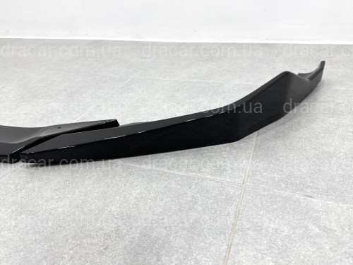 Юбка накладка переднего бампера M5 BMW 5 series G30 G31 M5 F90 LCI 2020-2023 ABS пластик, черный глянец артикул 9088