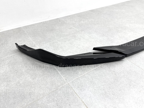 Юбка накладка переднего бампера M5 BMW 5 series G30 G31 M5 F90 LCI 2020-2023 ABS пластик, черный глянец артикул 9088