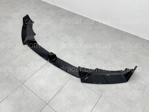 Юбка переднего бампера M-Perfomance для BMW X6 G06 LCI 2022+ ABS пластик, черный глянец артикул 9136
