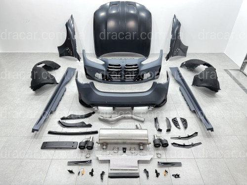 Комплект обвеса M4 G82 G83 ШИРОКАЯ ВЕРСИЯ для BMW 4 series G22 G23 2020- (капот, крылья, бампера в сборе, решетки, пороги) артикул 9159