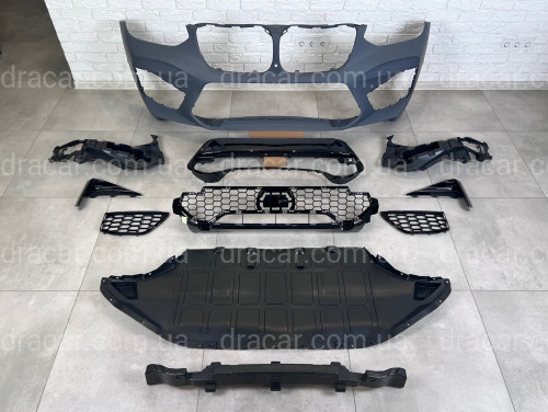 Бампер передний в сборе X3M F97 / X4M F98 для BMW X3 G01 F97 / X4 G02 F98 2018-2021  артикул 8686