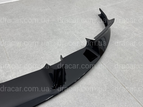 Юбка переднего бампера X3M F97 / X4M F98 2018-2021, цвет черный глянец артикул 8934
