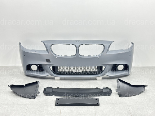 Комплект обвеса M paket рестайлинг 2013+ для BMW 5 series F10 2010-2016 (передний / задний бампер, пороги) артикул 8434