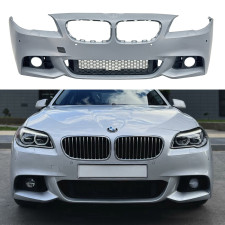 Передний бампер в сборе M Paket LCI 2013+   для BMW 5 Series F10 F11 2010-2016 ПОД ПАРКТРОННИКИ