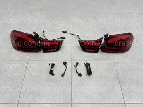 Задние LED фонари стиль M4 для BMW 4 series F32 F33 F36 F82 F83 2013-2020 красные, комплект 4шт. артикул 9307