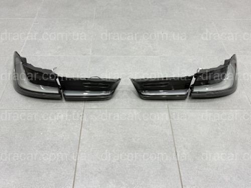 Задние дымчатые фонари Европа с жёлтым поворотником для BMW 3 series G20 G80 2019- артикул 9279