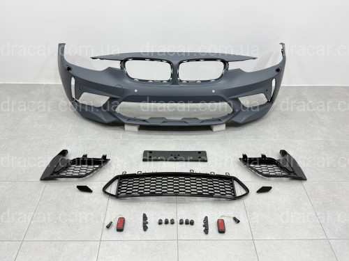 Передний бампер CS стиль BMW 3 Series F30 F31 2012-2018  артикул 9149