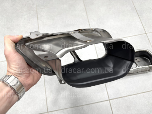 Насадки на выхлопные трубы M50i LCI для BMW X5 G05 / X6 G06 / X7 G07 хром артикул 9322