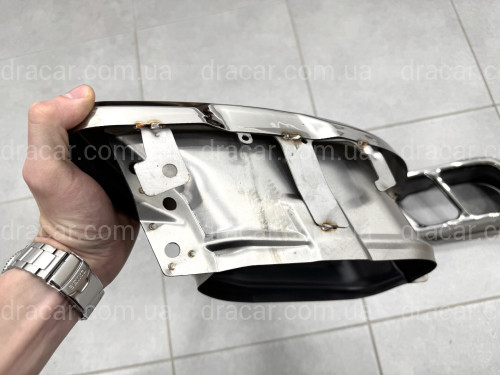 Насадки на выхлопные трубы M50i LCI для BMW X5 G05 / X6 G06 / X7 G07 хром артикул 9322