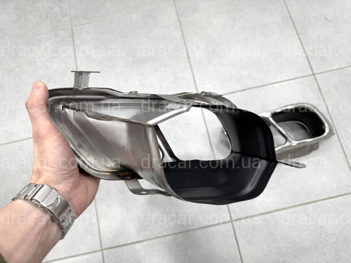 Насадки на выхлопные трубы M Paket LCI для BMW X5 G05 / X6 G06 / X7 G07 хром артикул 9326