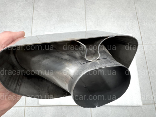 Насадки на выхлопные трубы M Paket для BMW X3 G01 / X4 G02 2018-2021 хром артикул 9310