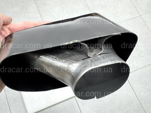 Насадки на выхлопные трубы M Paket для BMW X3 G01 / X4 G02 2018-2021 черные артикул 9308
