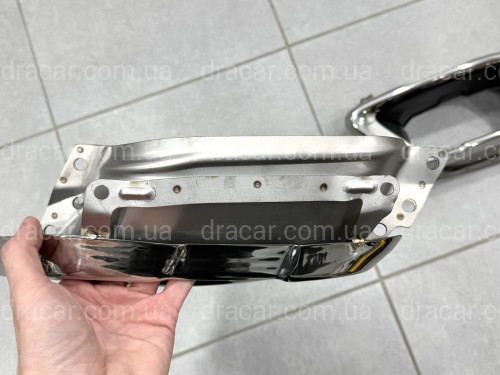 Насадки на выхлопные трубы M50i для BMW X5 G05 / X6 G06 / X7 G07 хром артикул 9324
