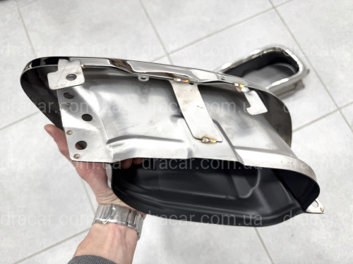 Насадки на выхлопные трубы M50i для BMW X5 G05 / X6 G06 / X7 G07 хром артикул 9324