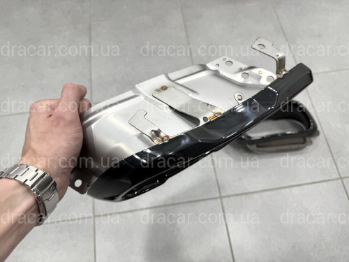 Насадки на выхлопные трубы M50i для BMW X5 G05 / X6 G06 / X7 G07 черные артикул 9323
