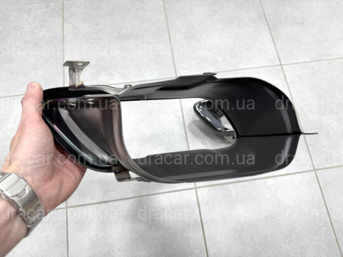 Насадки на выхлопные трубы M50i для BMW X5 G05 / X6 G06 / X7 G07 черные артикул 9323