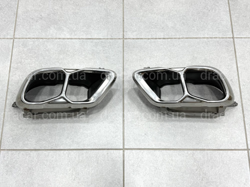 Насадки на выхлопные трубы M60i LCI для BMW X5 G05 / X6 G06 / X7 G07 хром артикул 9320