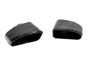 Насадки на выхлопные трубы M Paket для BMW X3 G01 / X4 G02 2022-2024 черные