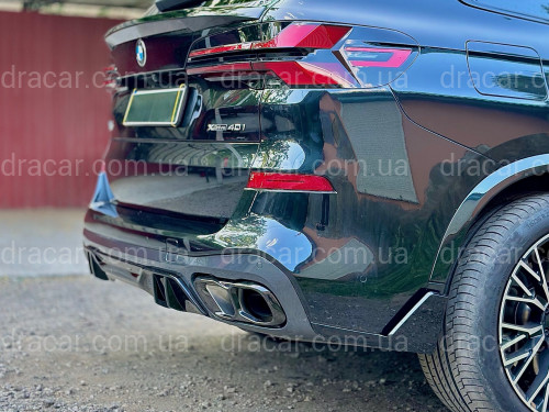 Насадки на выхлопные трубы M60i LCI для BMW X5 G05 / X6 G06 / X7 G07 черные артикул 9319