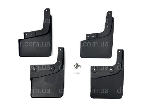 Брызговики Mitsubishi L200 2019-2023, комплект 4 шт. артикул 9297