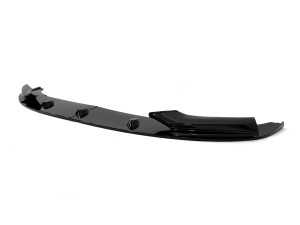 Юбка накладка переднего бампера M-Performance BMW 5 series F10 F11 2010-2016 ABS пластик, цвет черный глянец