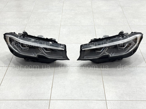 Фары Laser BMW 3 series G20 / G21 2018-2022, 2 РЕЖИМА ДХО БЕЛЫЕ / ЖЕЛТЫЕ	 артикул 9058