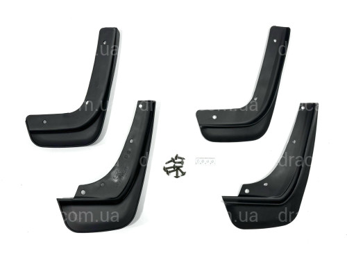 Брызговики Volvo C30 2009-2012, комплект 4 шт. артикул 9396