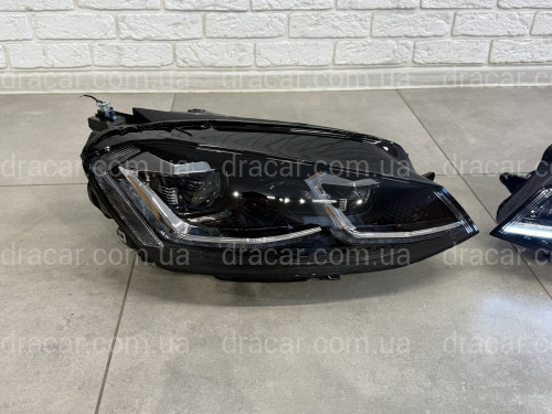 FULL LED фары Volkswagen Golf 7.5 рестайлинг 2017-2021  артикул 7081