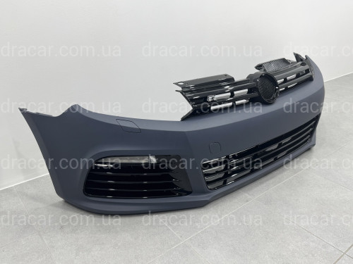Передний бампер R20 style Volkswagen Golf 6 2008-2013 артикул 9235