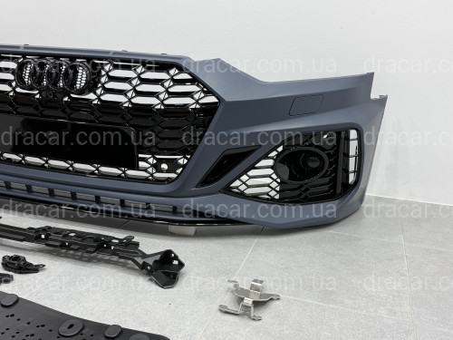 Бампер передний в стиле RS5 для Audi A5 2020+ артикул 9424