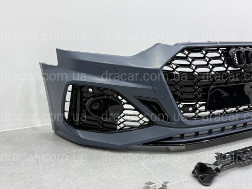 Бампер передний в стиле RS5 для Audi A5 2020+ артикул 9424