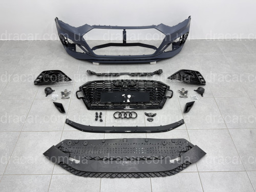 Бампер передний в стиле RS5 для Audi A5 2020+ артикул 9424