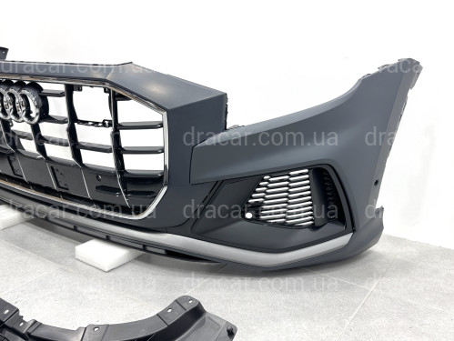 Бампер передний в сборе S-Line для Audi Q8 2018-2024 артикул 9426