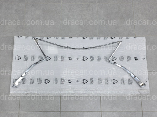 Хром окантовка решетки полуматовая верхняя Lexus RX 2019-2022 артикул 6454