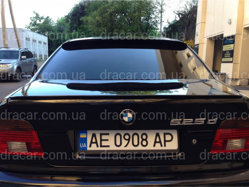Спойлер лип багажника BMW 5 Series E39 1995-2003 ABS пластик, цвет черный глянец артикул 9447