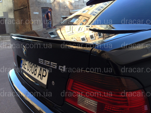 Спойлер лип багажника BMW 5 Series E39 1995-2003 ABS пластик, цвет черный глянец артикул 9447