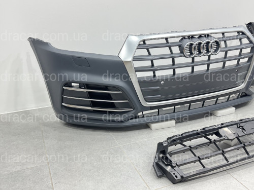 Бампер передний в сборе S-Line для Audi Q5 2017-2020 артикул 9370