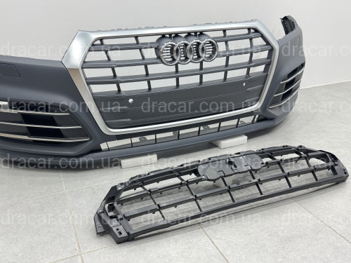 Бампер передний в сборе S-Line для Audi Q5 2017-2020 артикул 9370