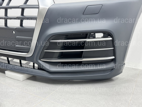 Бампер передний в сборе S-Line для Audi Q5 2017-2020 артикул 9370