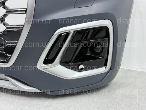Бампер передний в сборе S-Line CHROME для Audi Q5 2021-2024 артикул 9414