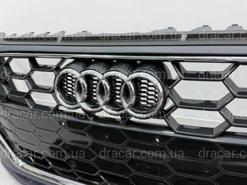 Бампер передний в сборе S-Line CHROME для Audi A4 B9 2020-2023 артикул 9443