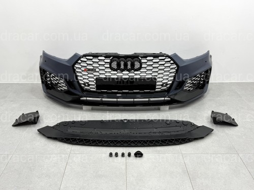 Бампер передний в стиле RS5 для Audi A5 2016-2019 артикул 9432
