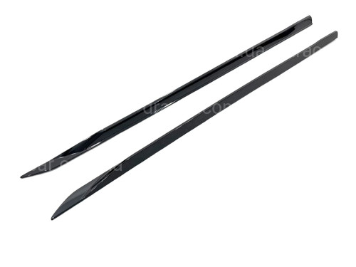 Лезвия под пороги M-Performance BMW 5 series G60 G61 2024- 2шт. черный глянец артикул 9498