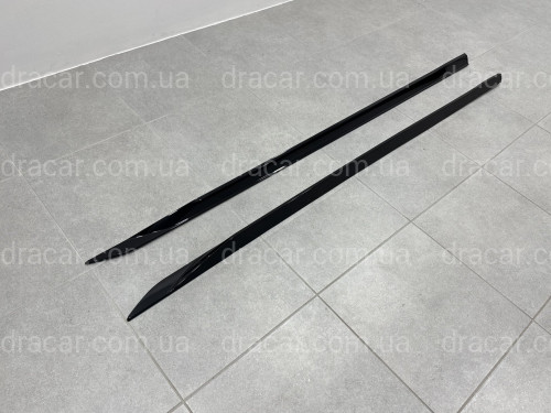 Лезвия под пороги M-Performance BMW 5 series G60 G61 2024- 2шт. черный глянец артикул 9498